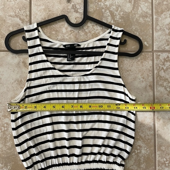 H&M basic striped sleeveless dress - size XS - Picture 7 of 7